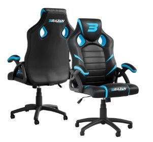 BraZen Puma PC Gaming Chair - Blue