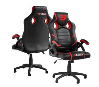 BraZen Puma PC Gaming Chair - Red