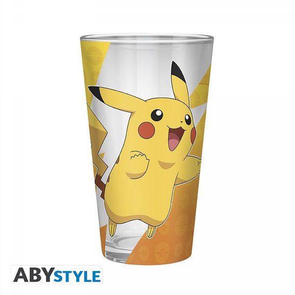 Pokémon Metal Pikachu 400ml Glass