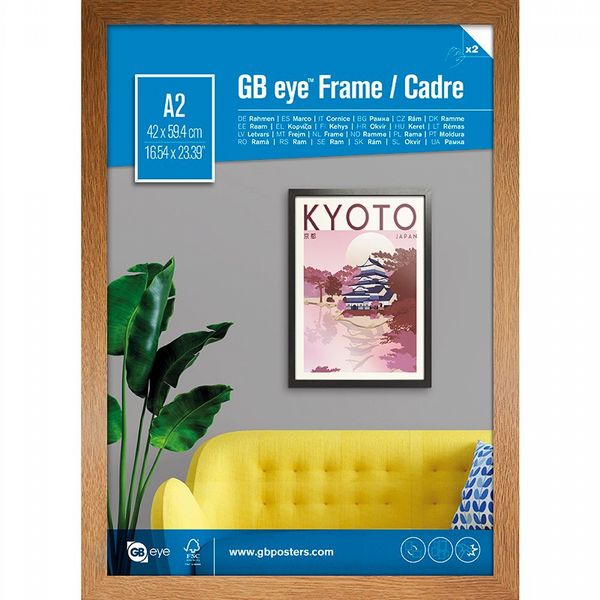 GB Eye Contemporary Wooden Oak Picture Frame - A2 - 42 x 59.4cm