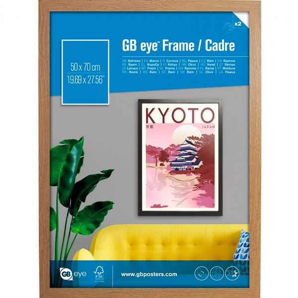 GB Eye Contemporary Wooden Oak Picture Frame - 50 x 70cm