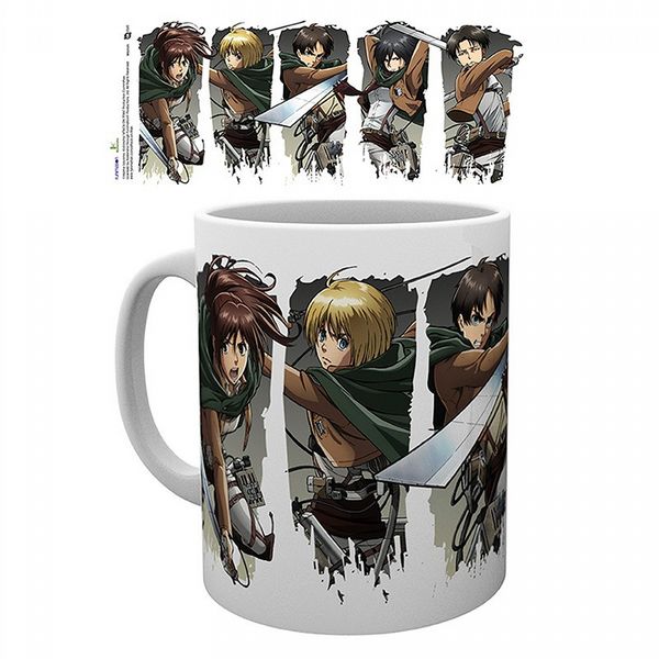 Attack On Titan Character Montage - 320ml Mug