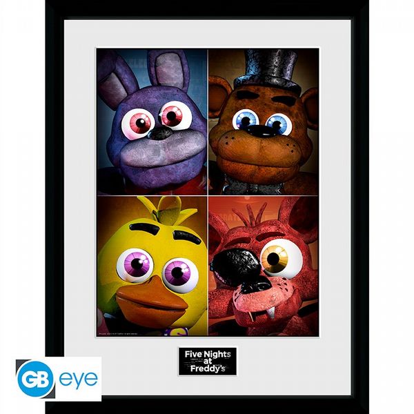 Five Nights at Freddy's Quad  30 x 40cm Framed Collector Print