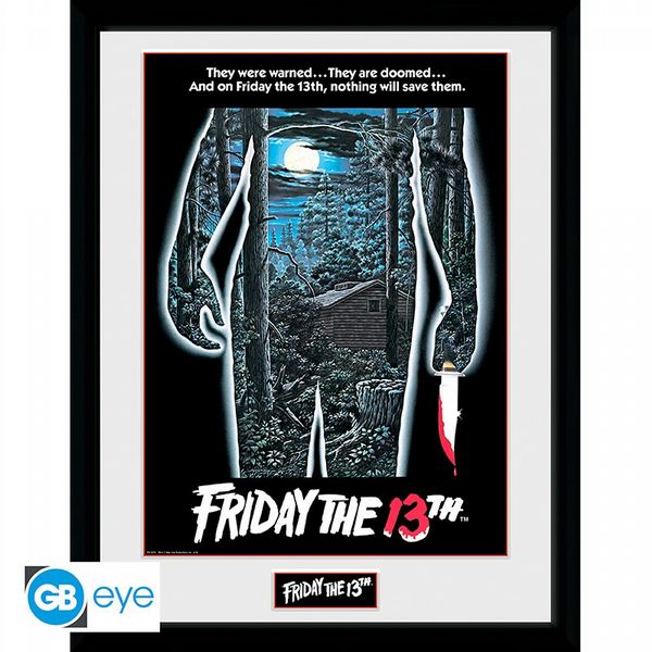 Friday the 13th Movie  30 x 40cm Framed Collector Print