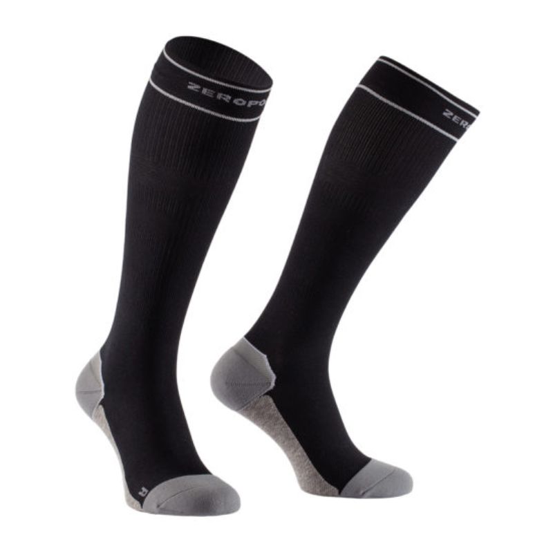 Compression Hybrid Sock - Black/Grey