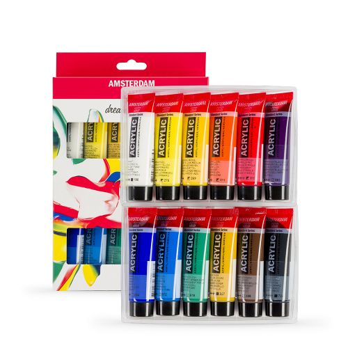 Royal Talens : Amsterdam Standard : Acrylic Paint Set : 12x20ml