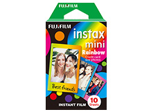 Fuji Instax Mini Film with Rainbow edge