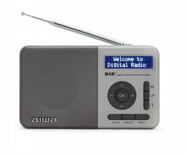 Aiwa RD40DABTN - Digital DAB+ & FM Radio Alarm Clock (Black) (UK Plug)