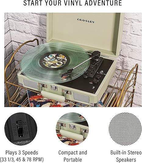 Crosley Cruiser Plus Deluxe Portable Turntable