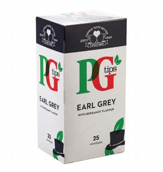 PG Tips Earl Grey Tea Envelopes (Pack 25)