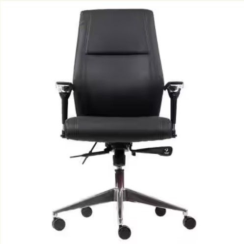  Realspace Synchro Tilt Ergonomic Executive Office Chair with 2D Armrest and Adjustable Seat London Bonded Leather...