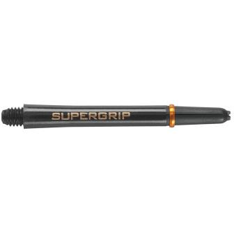 Harrows Supergrip Darts Shafts - Black/Gold - Size Medium