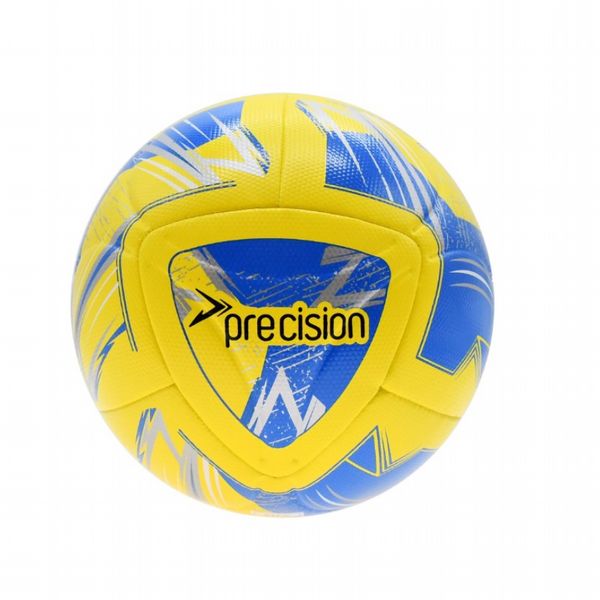 Precision Nueno FIFA Quality Pro Match Football 2024 (Yellow/Blue/Silver/White, 5)