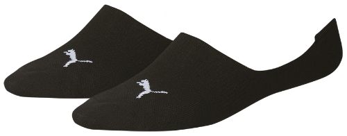 Puma Invisible Footie Socks (2 Pairs) - Black - 9-11