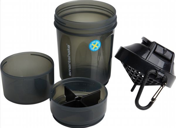 Smartshake Original2Go ONE Shaker 600ml (Gunsmoke Black)