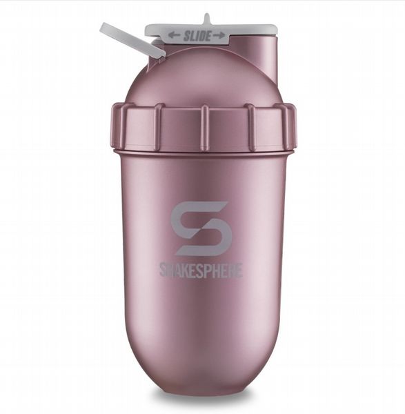 ShakeSphere Tumbler Original Shaker (700ml, Metallic Rose Gold)