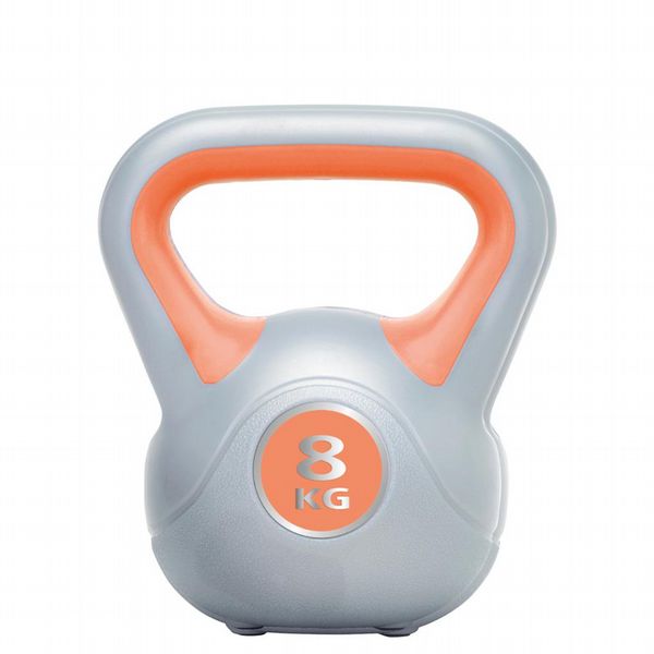 Urban Fitness Vinyl Kettlebell (8kg - Orange)